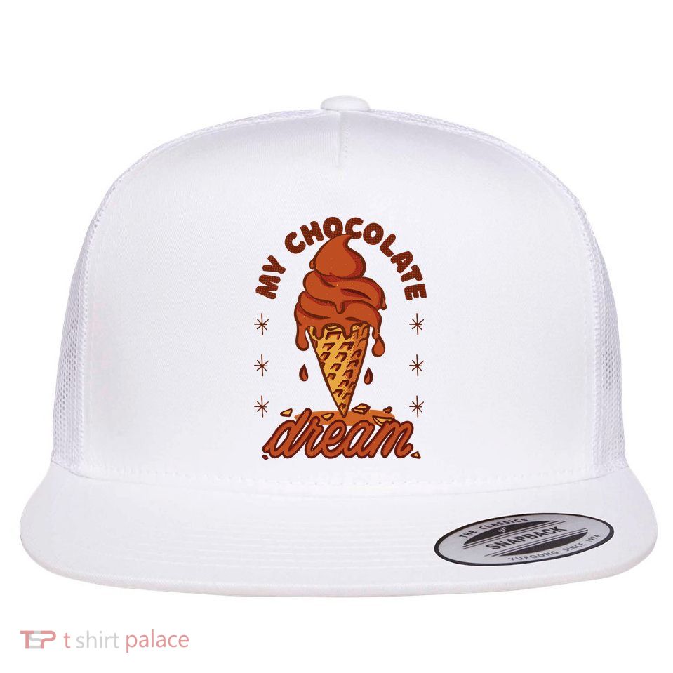 My Chocolate Dream Ice Cream Flatbill Hat