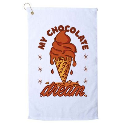 My Chocolate Dream Ice Cream Golf Towel