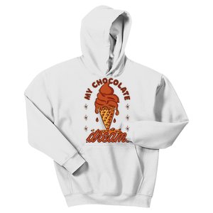 My Chocolate Dream Ice Cream Kids Hoodie