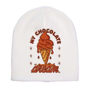 My Chocolate Dream Ice Cream Short Acrylic Beanie