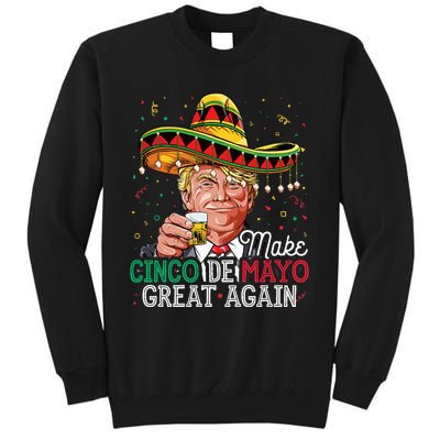 Make Cinco de Mayo Great Again Trump Sombrero Essential Tall Sweatshirt