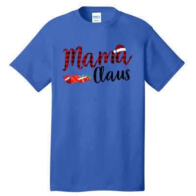 Mama Claus Daddy Claus Claus Mama Claus Pajamas Cute Gift Tall T-Shirt