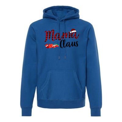 Mama Claus Daddy Claus Claus Mama Claus Pajamas Cute Gift Premium Hoodie