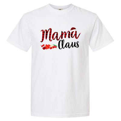 Mama Claus Daddy Claus Claus Mama Claus Pajamas Cute Gift Garment-Dyed Heavyweight T-Shirt