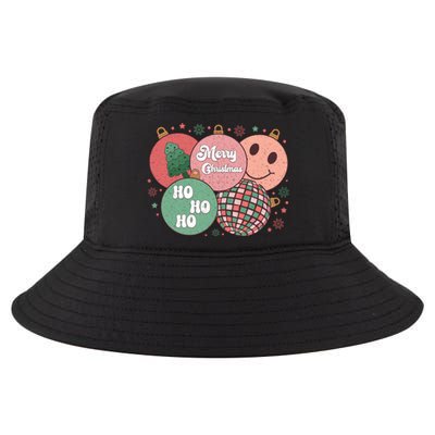 Merry Christmas Disco Ball Ho Ho Ho Cool Comfort Performance Bucket Hat