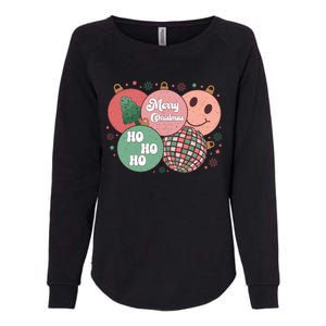 Merry Christmas Disco Ball Ho Ho Ho Womens California Wash Sweatshirt