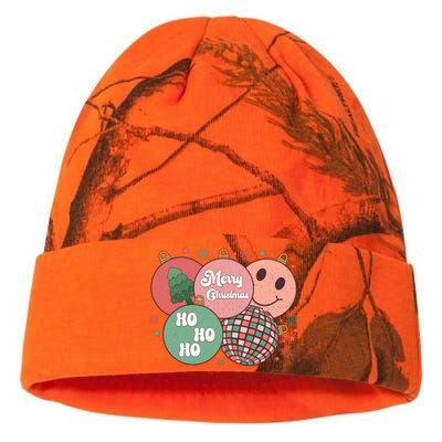 Merry Christmas Disco Ball Ho Ho Ho Kati Licensed 12" Camo Beanie