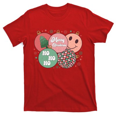 Merry Christmas Disco Ball Ho Ho Ho T-Shirt