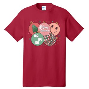 Merry Christmas Disco Ball Ho Ho Ho Tall T-Shirt