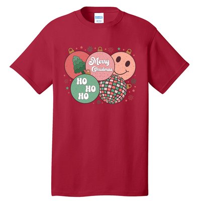 Merry Christmas Disco Ball Ho Ho Ho Tall T-Shirt