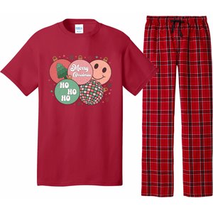 Merry Christmas Disco Ball Ho Ho Ho Pajama Set