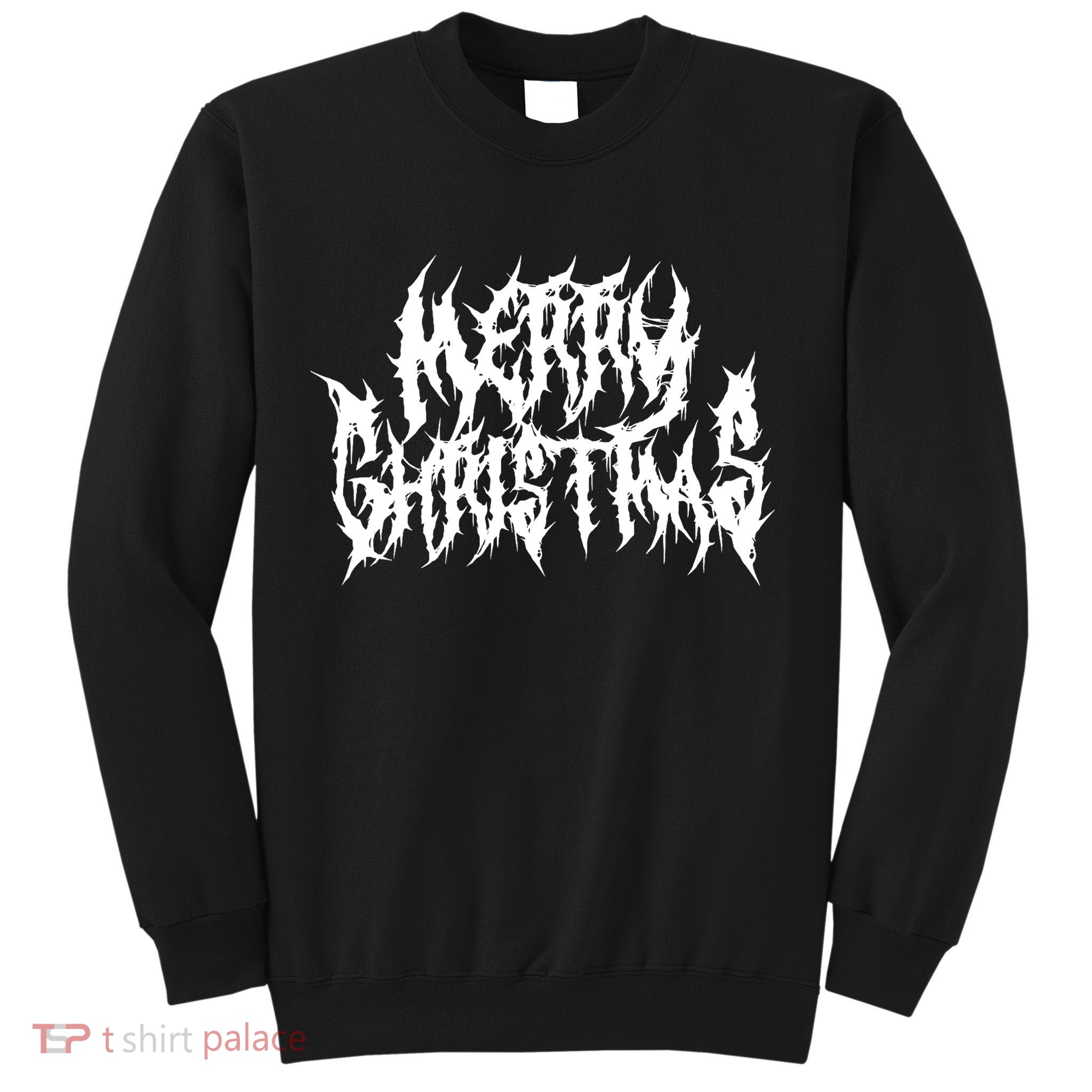 Merry Christmas. Death Metal Black Metal Funny Goth Xmas Sweatshirt