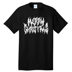 Merry Christmas. Death Metal Black Metal Funny Goth Xmas Tall T-Shirt