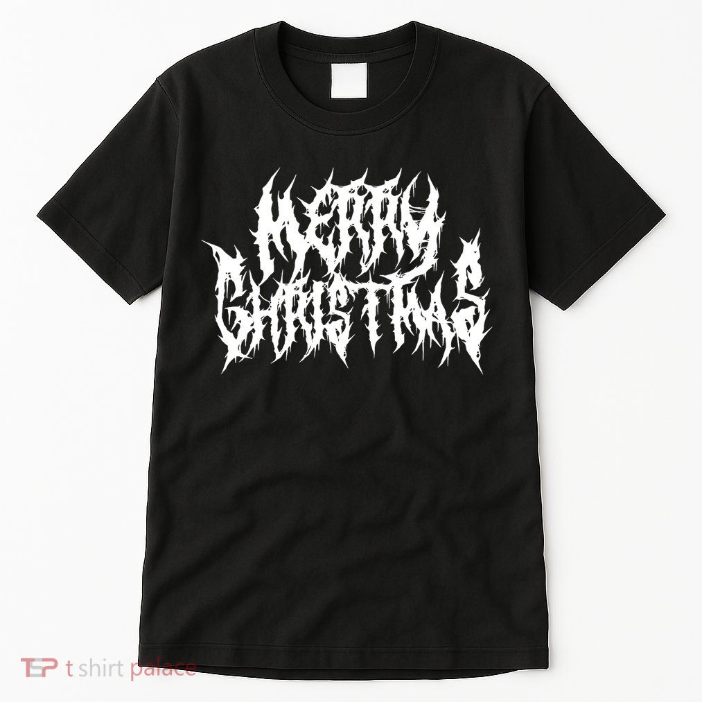 Merry Christmas. Death Metal Black Metal Funny Goth Xmas Tall T-Shirt