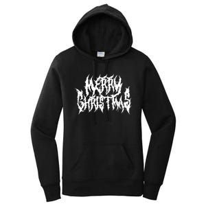 Merry Christmas. Death Metal Black Metal Funny Goth Xmas Women's Pullover Hoodie