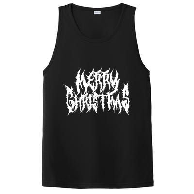 Merry Christmas. Death Metal Black Metal Funny Goth Xmas PosiCharge Competitor Tank