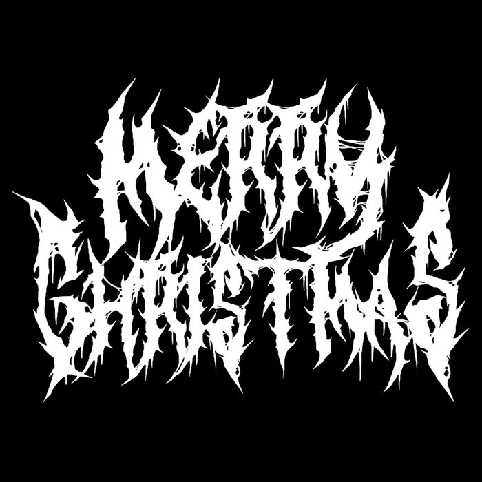 Merry Christmas. Death Metal Black Metal Funny Goth Xmas Tall Hoodie