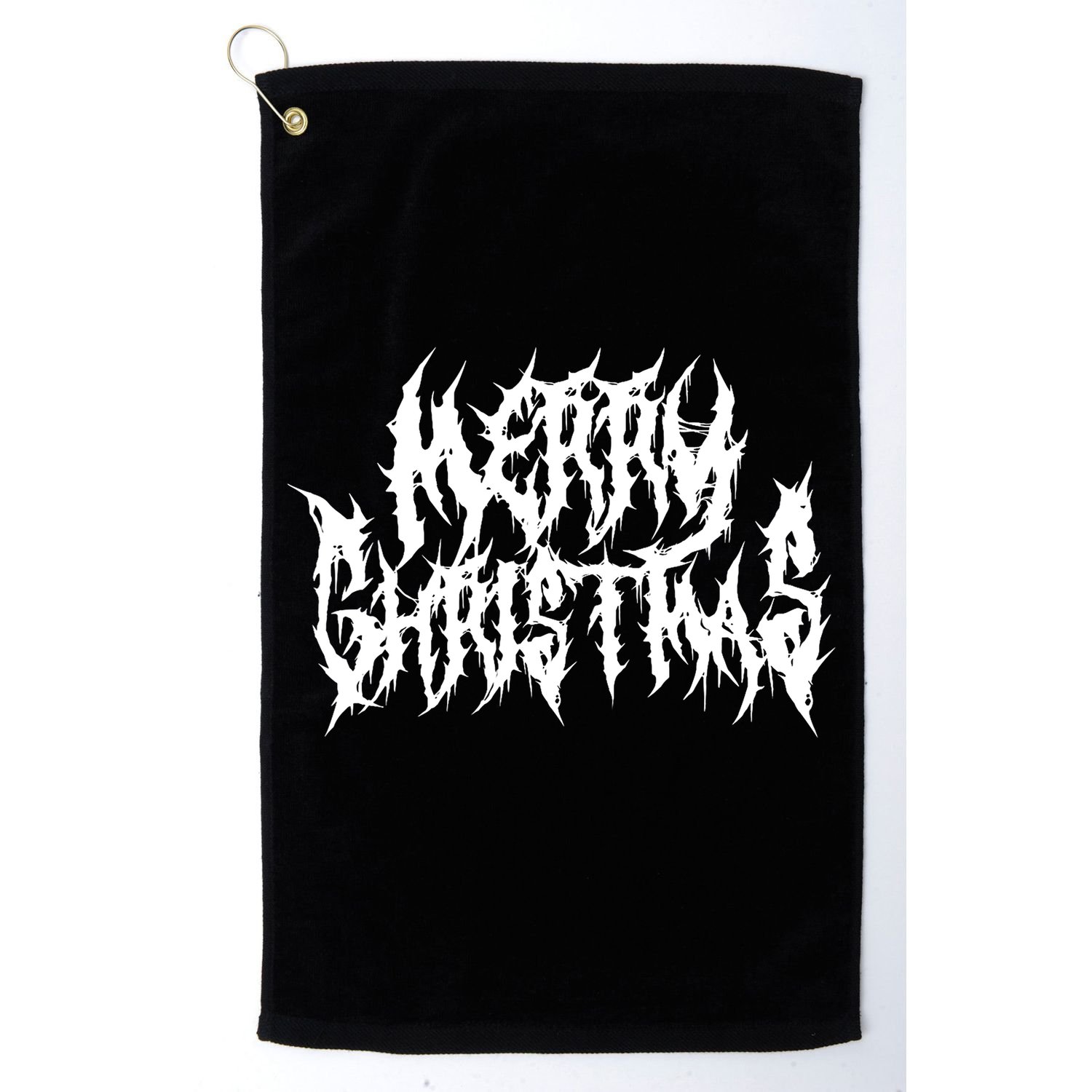 Merry Christmas. Death Metal Black Metal Funny Goth Xmas Golf Towel