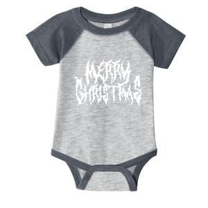 Merry Christmas. Death Metal Black Metal Funny Goth Xmas Infant Baby Jersey Bodysuit