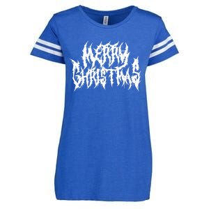 Merry Christmas. Death Metal Black Metal Funny Goth Xmas Enza Ladies Jersey Football T-Shirt