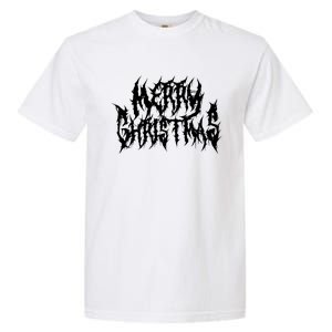 Merry Christmas. Death Metal Black Metal Funny Goth Xmas Garment-Dyed Heavyweight T-Shirt