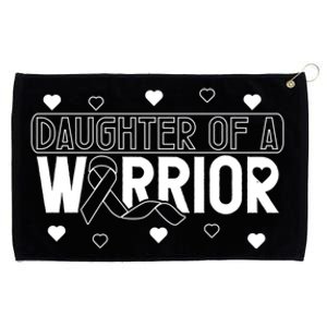 Melanoma Cancer Daughter Skin Cancer Ribbon Awareness Gift Grommeted Golf Towel