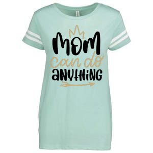 Mom Can Do Anything Cute Gift Enza Ladies Jersey Football T-Shirt