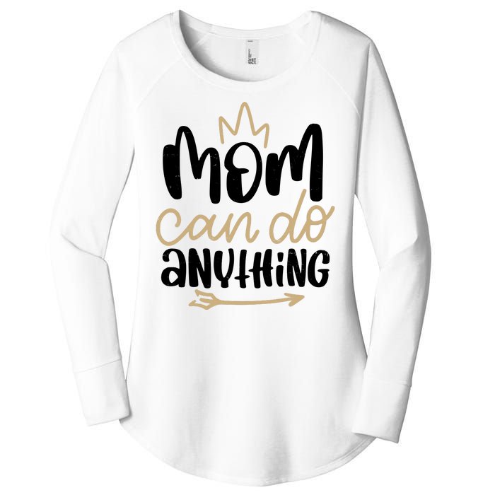 Mom Can Do Anything Cute Gift Women's Perfect Tri Tunic Long Sleeve Shirt