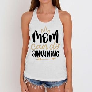 Mom Can Do Anything Cute Gift Women's Knotted Racerback Tank