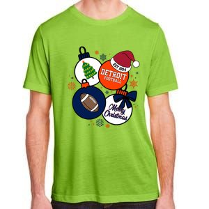 Merry Christmas Detroit Baseball Est 1894 Adult ChromaSoft Performance T-Shirt