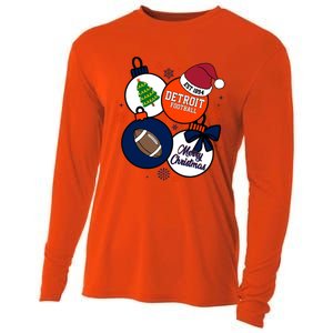 Merry Christmas Detroit Baseball Est 1894 Cooling Performance Long Sleeve Crew