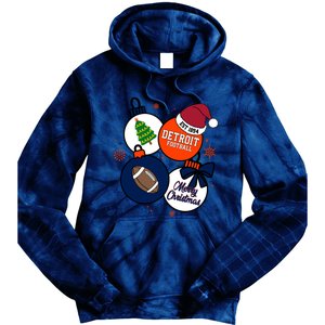 Merry Christmas Detroit Baseball Est 1894 Tie Dye Hoodie