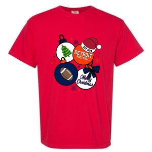 Merry Christmas Detroit Baseball Est 1894 Garment-Dyed Heavyweight T-Shirt