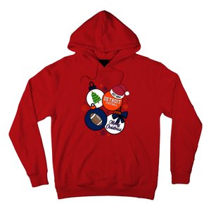 Merry Christmas Detroit Baseball Est 1894 Hoodie