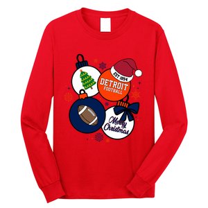 Merry Christmas Detroit Baseball Est 1894 Long Sleeve Shirt