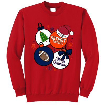 Merry Christmas Detroit Baseball Est 1894 Sweatshirt