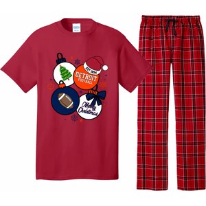 Merry Christmas Detroit Baseball Est 1894 Pajama Set