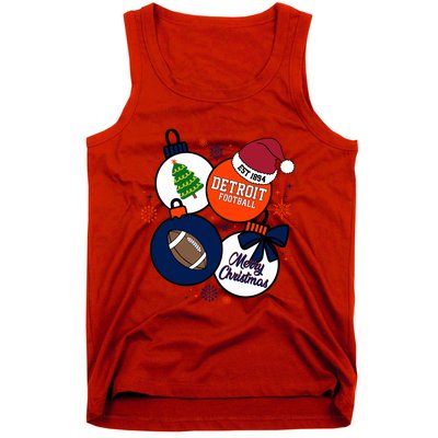 Merry Christmas Detroit Baseball Est 1894 Tank Top