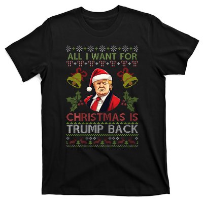 Merry Christmas Day Trump Back Ugly Xmas Noel Sweater T-Shirt