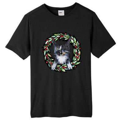 Maine Coon Dilute Calico Cat Christmas Funny Gift Tall Fusion ChromaSoft Performance T-Shirt