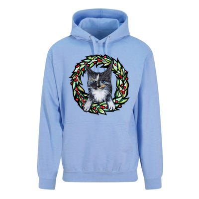 Maine Coon Dilute Calico Cat Christmas Funny Gift Unisex Surf Hoodie