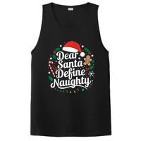 Merry Christmas Dear Santa Define Nice Naughty Xmas Holiday PosiCharge Competitor Tank