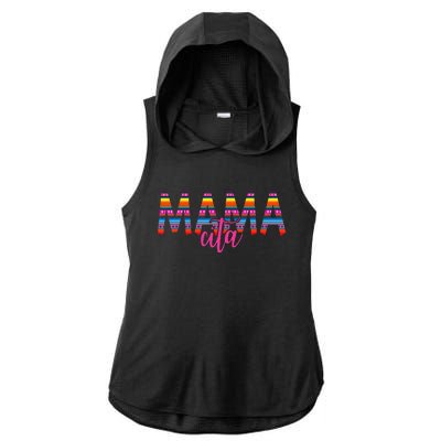 Mamacita Cinco de Mayo 5 De Mayo Cactus Fiesta Ladies PosiCharge Tri-Blend Wicking Draft Hoodie Tank