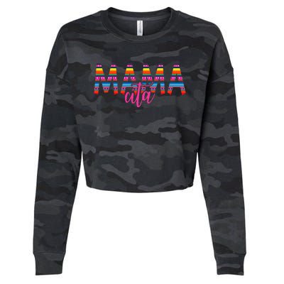 Mamacita Cinco de Mayo 5 De Mayo Cactus Fiesta Cropped Pullover Crew