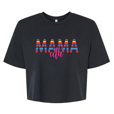 Mamacita Cinco de Mayo 5 De Mayo Cactus Fiesta Bella+Canvas Jersey Crop Tee