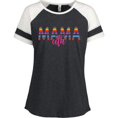 Mamacita Cinco de Mayo 5 De Mayo Cactus Fiesta Enza Ladies Jersey Colorblock Tee