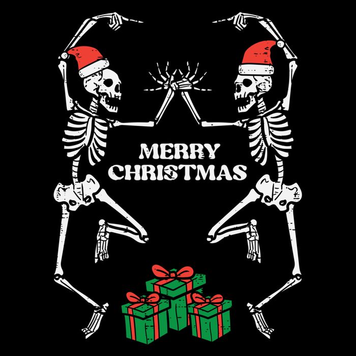 Merry Christmas Dancing Skeletons Funny Xmas Great Gift Impact Tech Backpack