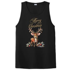 Merry Christmas Deer PosiCharge Competitor Tank