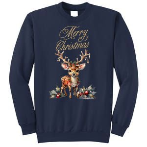 Merry Christmas Deer Sweatshirt