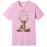 Merry Christmas Deer Premium T-Shirt